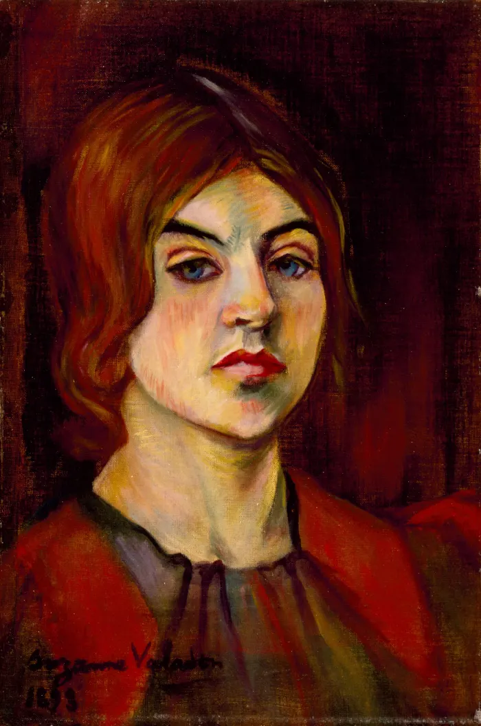 Suzanne Valadon, Self-Portrait, 1898. Oil on canvas, signed "Suzanne Valadon 1898". Museum of Fine Arts, Houston (acc. 98.306).