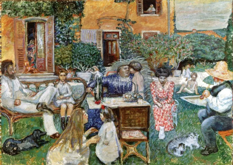 Pierre Bonnard, The Terrasse Family (L'Après-midi bourgeois) (1900). Musée d'Orsay, Paris.