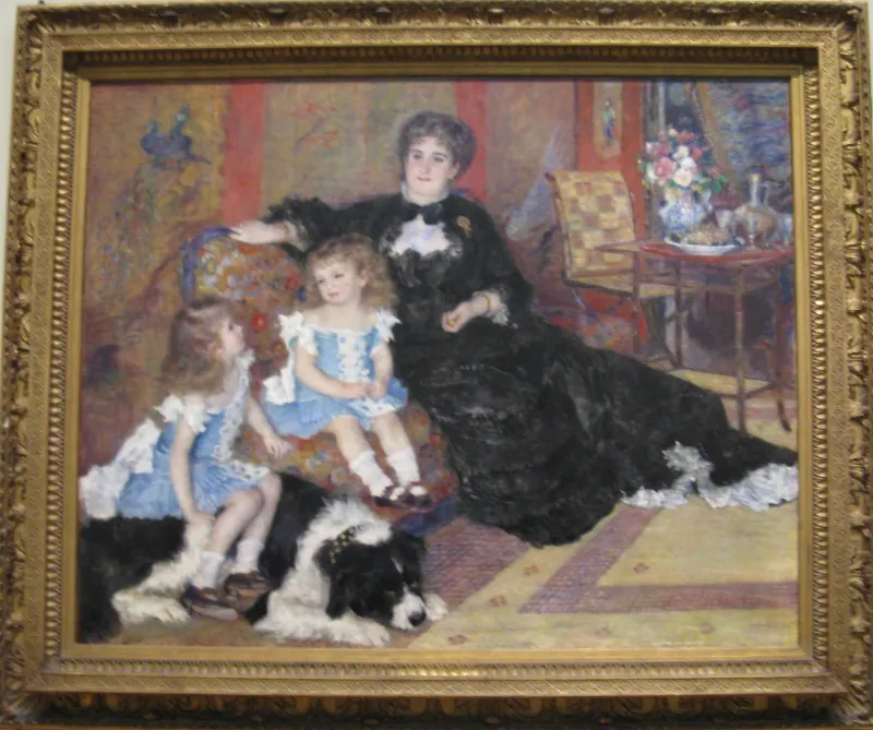 Pierre-Auguste Renoir, Madame Charpentier and Her Children (1878). The Metropolitan Museum of Art, New York.