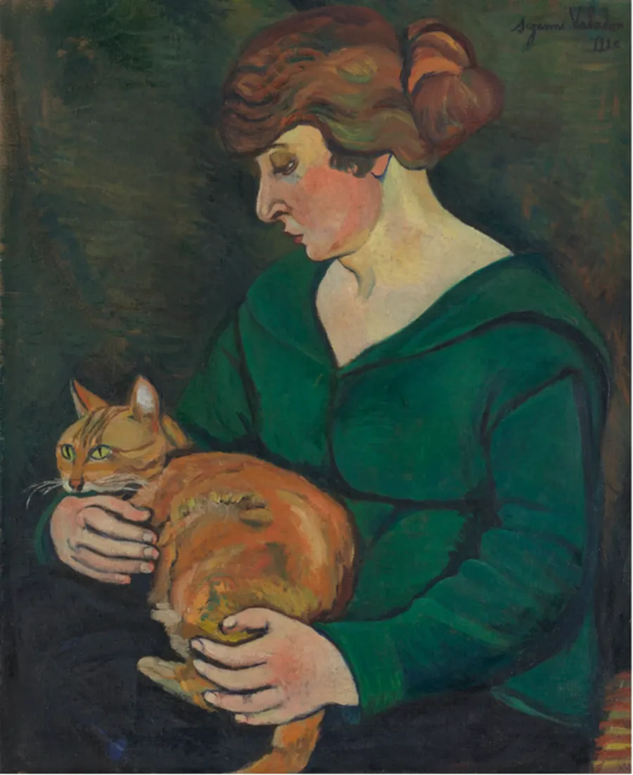 Louson et Raminou (c. 1920) by Suzanne Valadon — two cats from her household, oil on canvas.