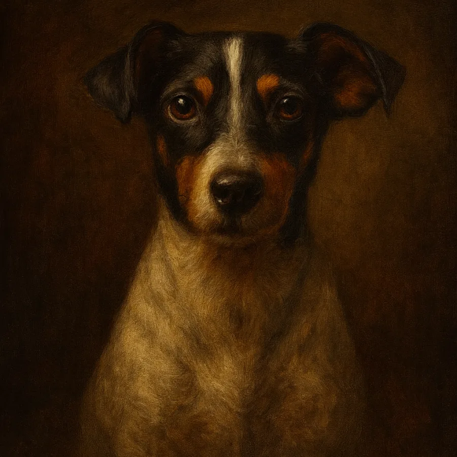 Classical oil painting of Bailey