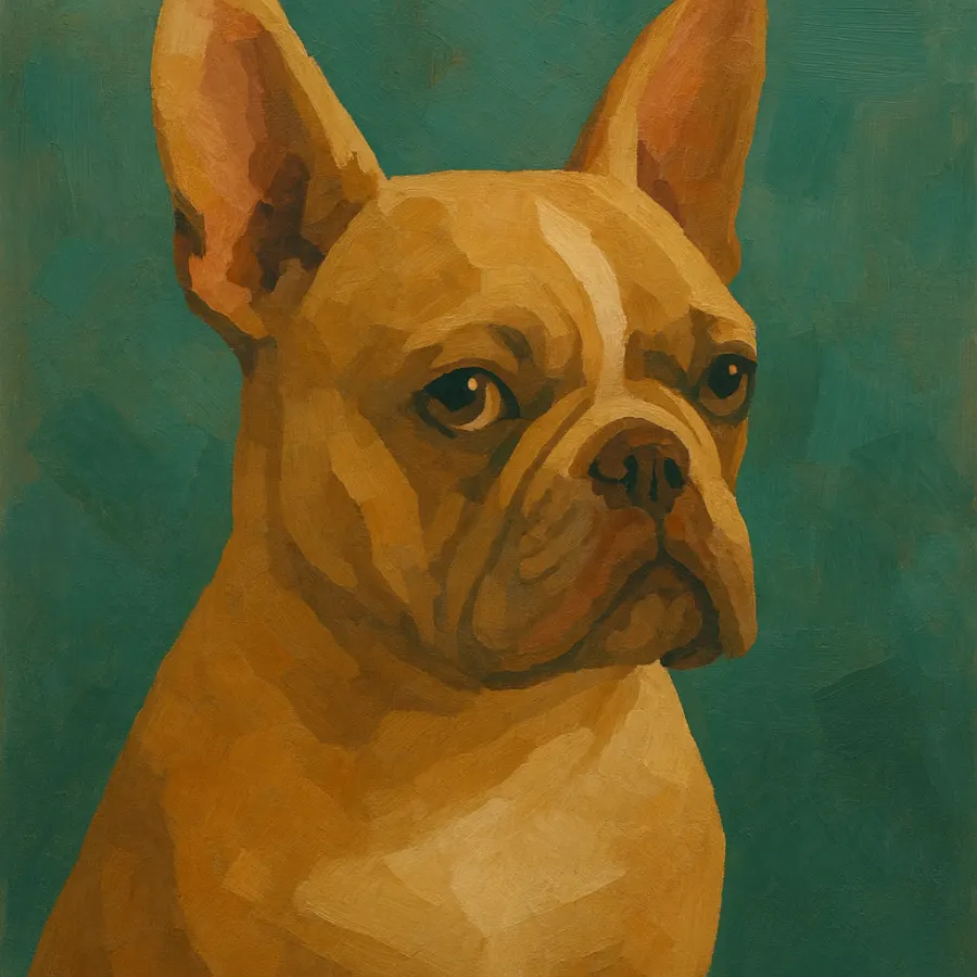 Modern portrait painting of Pepin