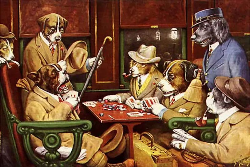 His Station & Four Aces (1903) by Cassius Marcellus Coolidge