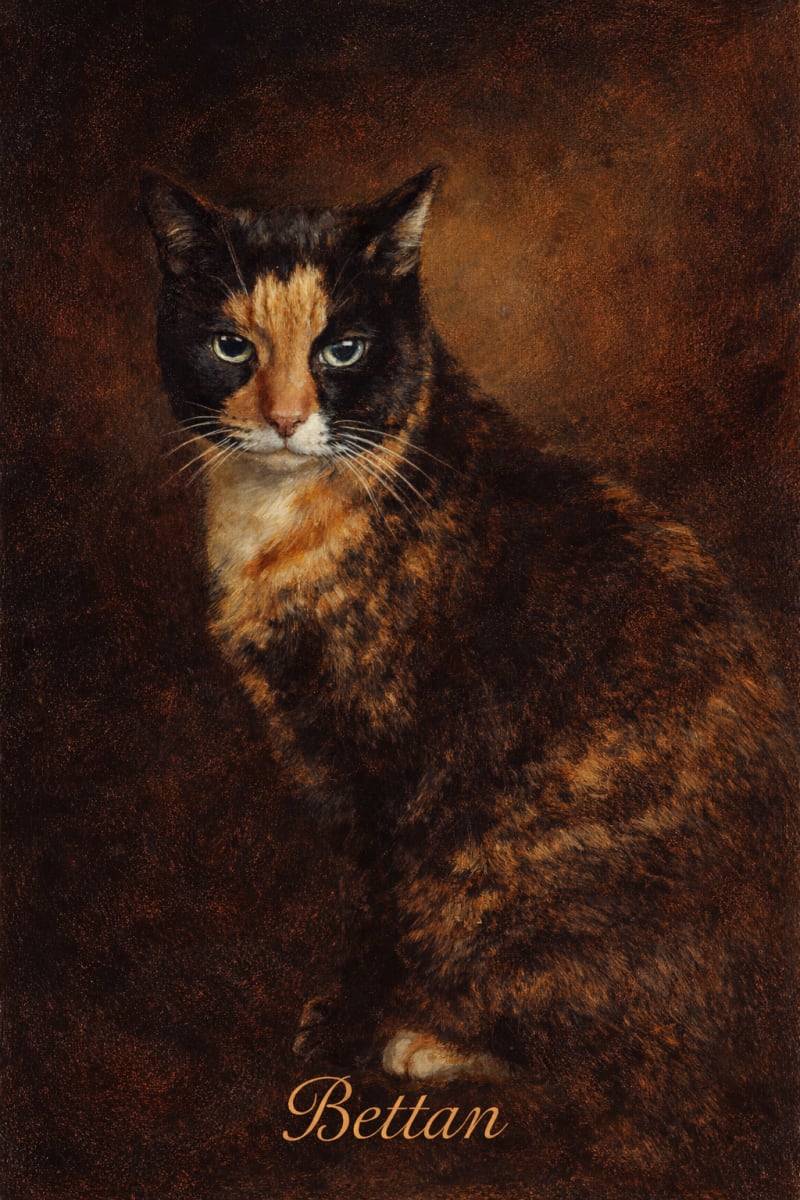 Bettan's custom pet portrait from a customer