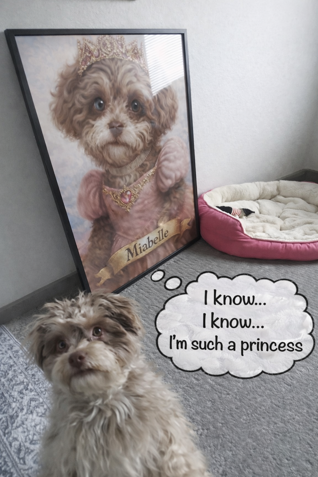 Miabelle on the wall