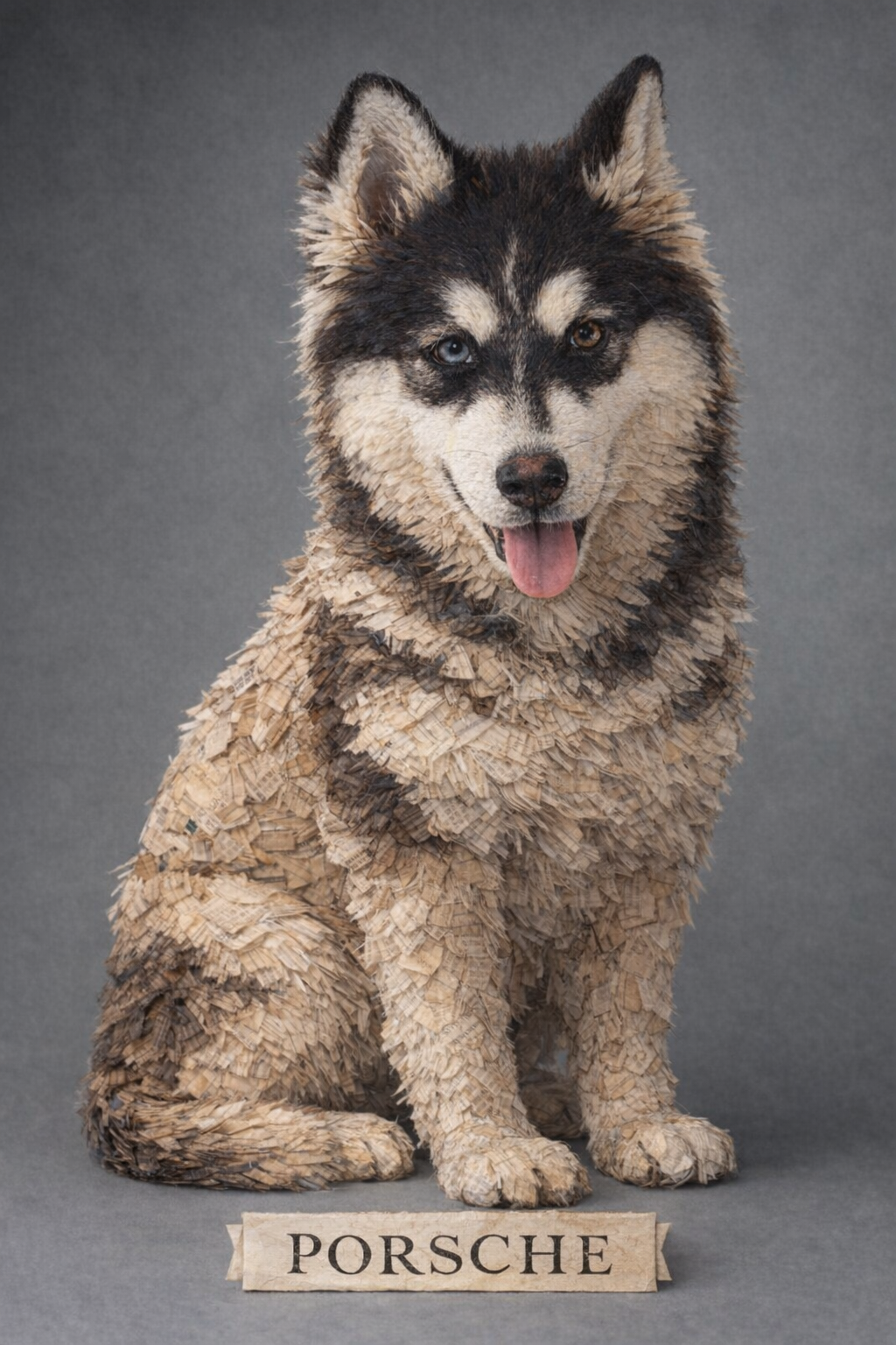 Pawché pet portrait style
