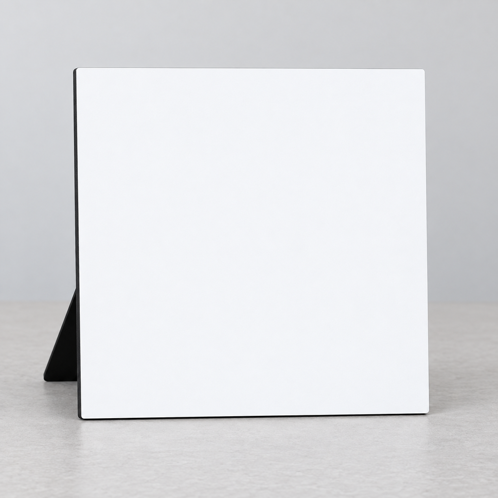 Photo Panel Easel, shown on a wall