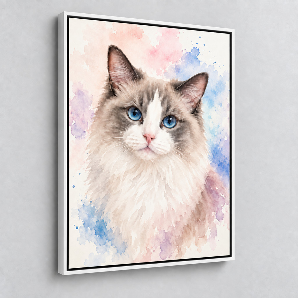 White mounting