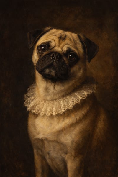 Lord Pugsley - Oil Painting Style