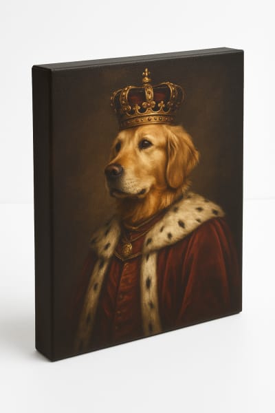 Gallery Canvas - Golden Retriever King
