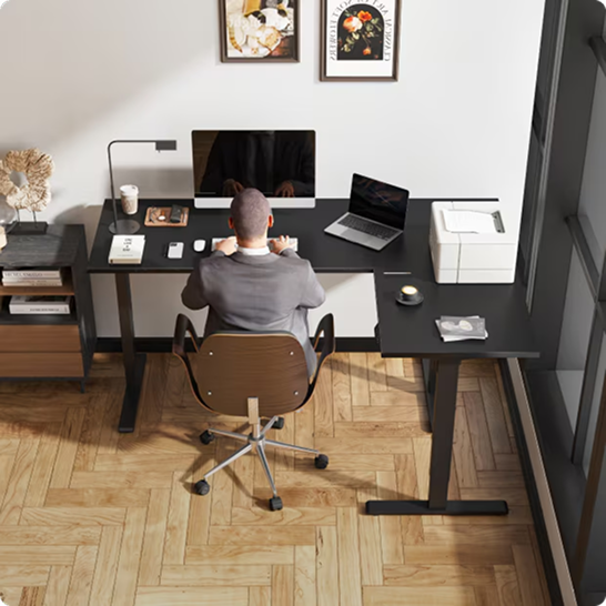 Z90 L escritorio en forma de L