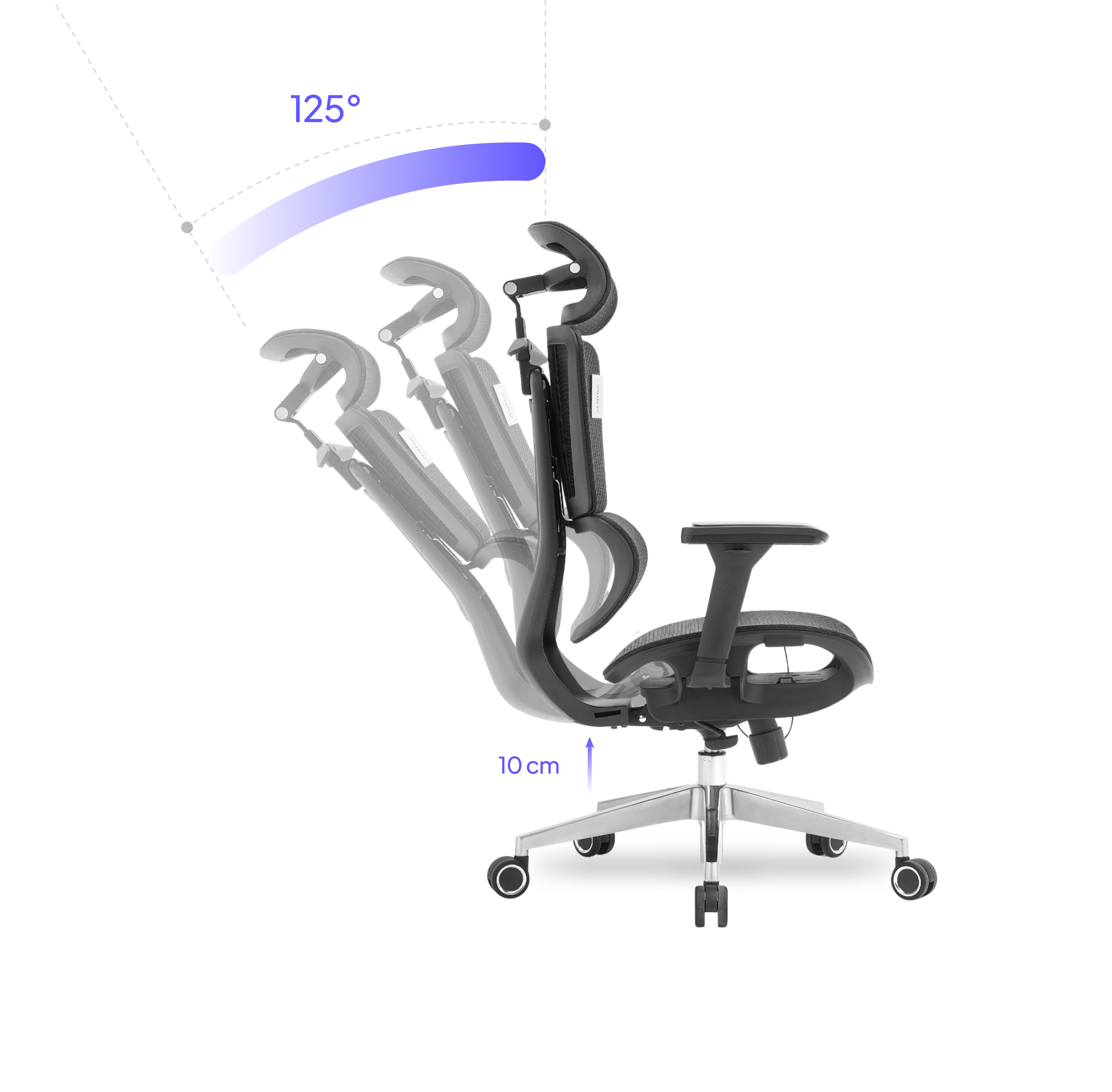 Nova reclinación 125°