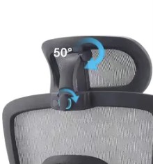 Apoyacabezas ajustable en ángulo