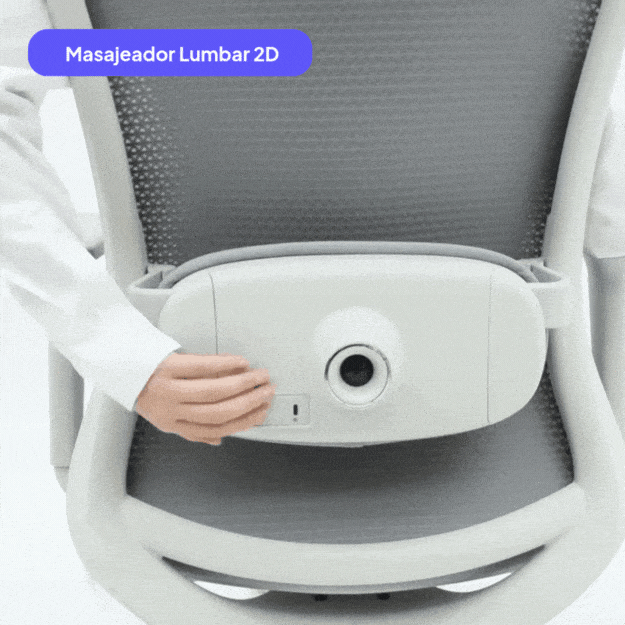 Masajeador eléctrico lumbar 2D