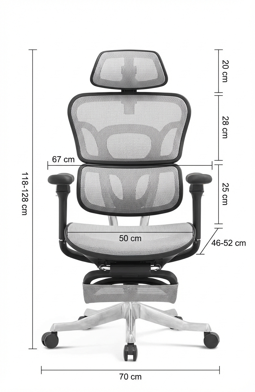Axis dimensiones vista frontal