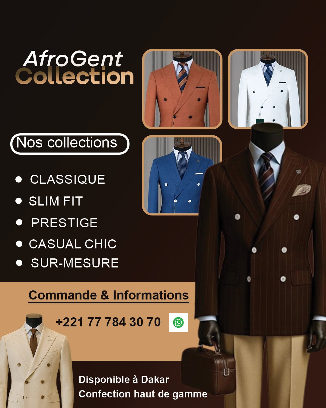 Image du projet – AFROGENT New Collection 2026 “L’élégance à votre mesure.”