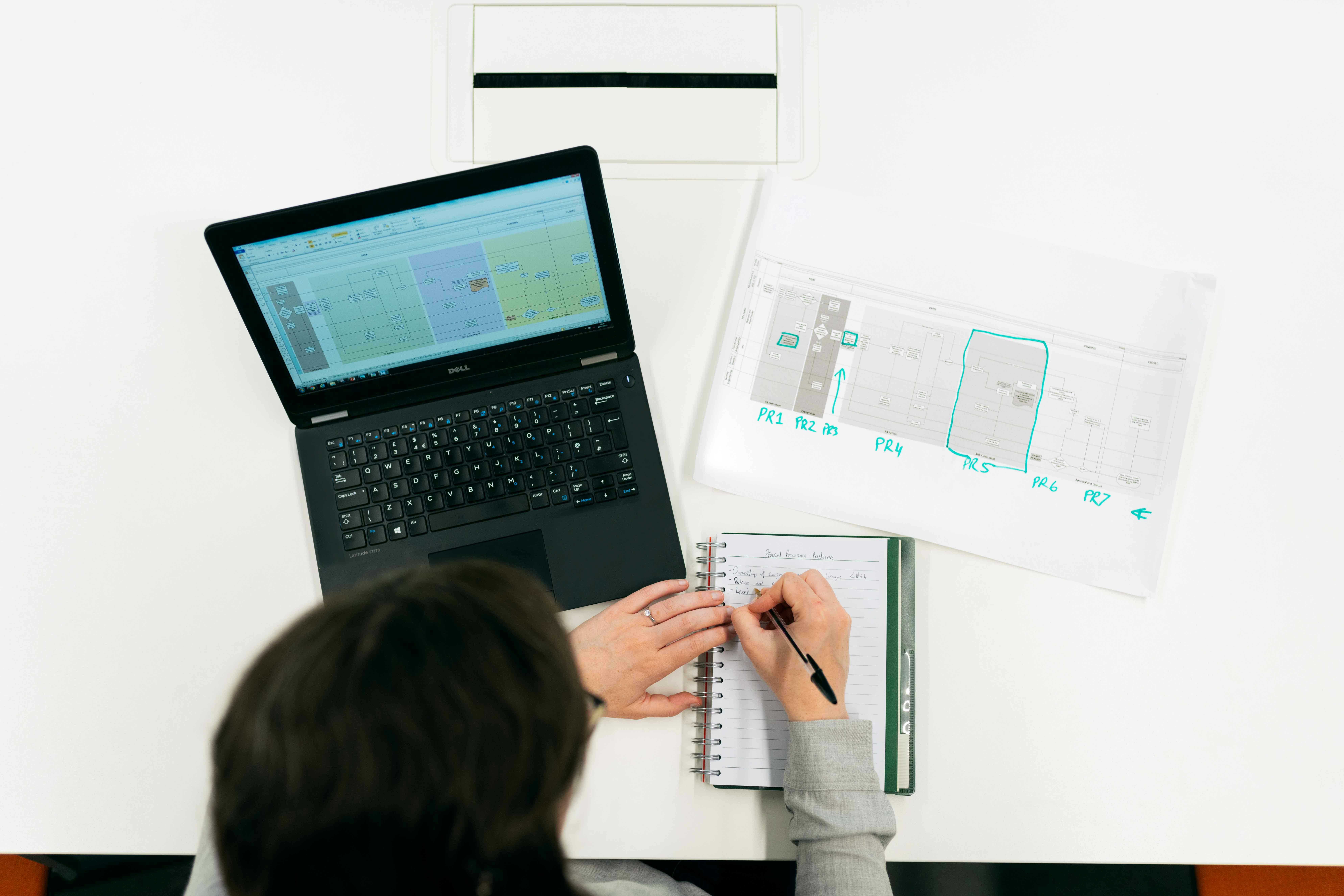 Split screen showing a hand-drawn research sketch on the left and a polished graphical abstract PowerPoint slide on the right, demonstrating the transformation process