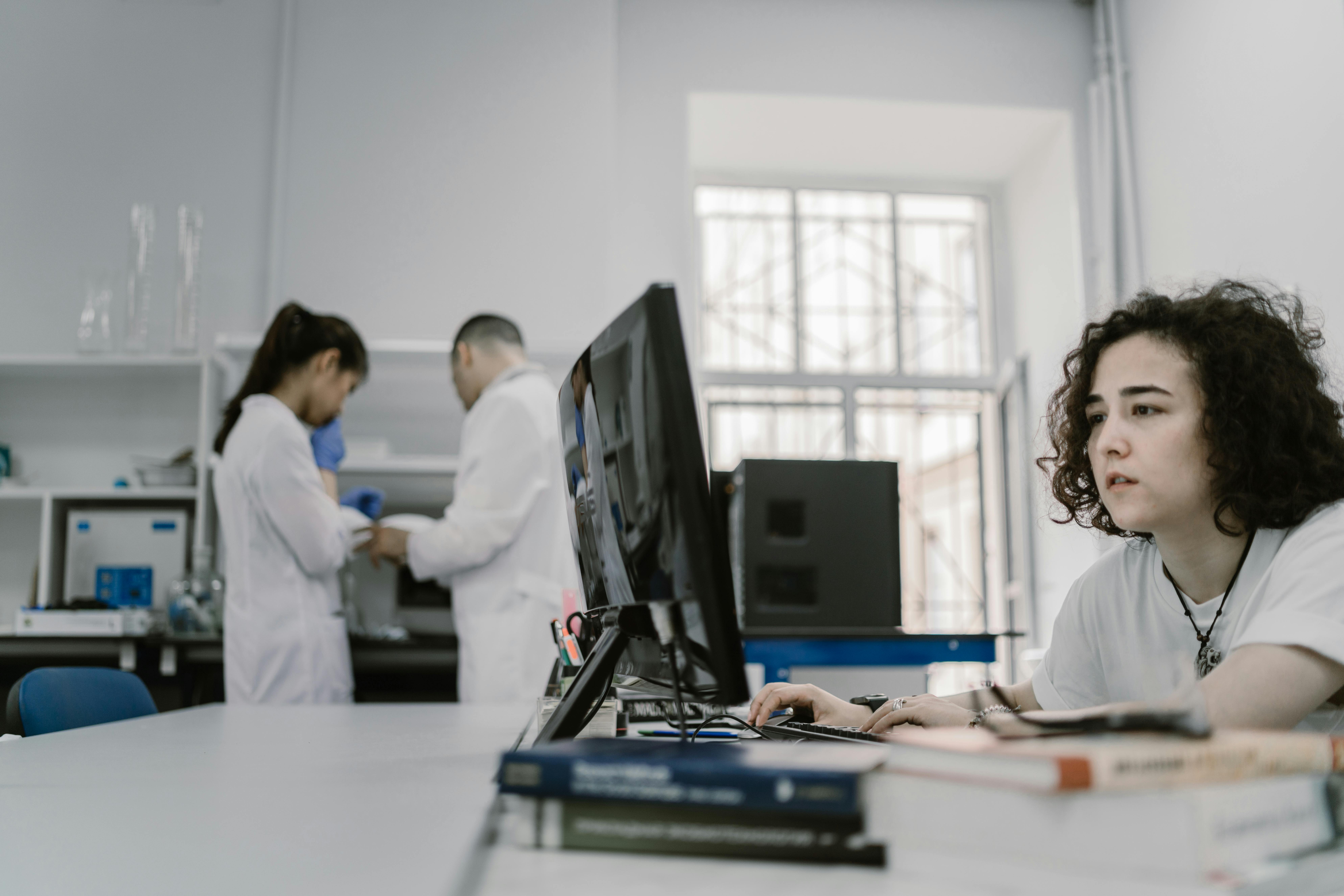 Split-screen comparison showing a researcher struggling with blank design software versus someone quickly assembling a graphical abstract using a clear template structure