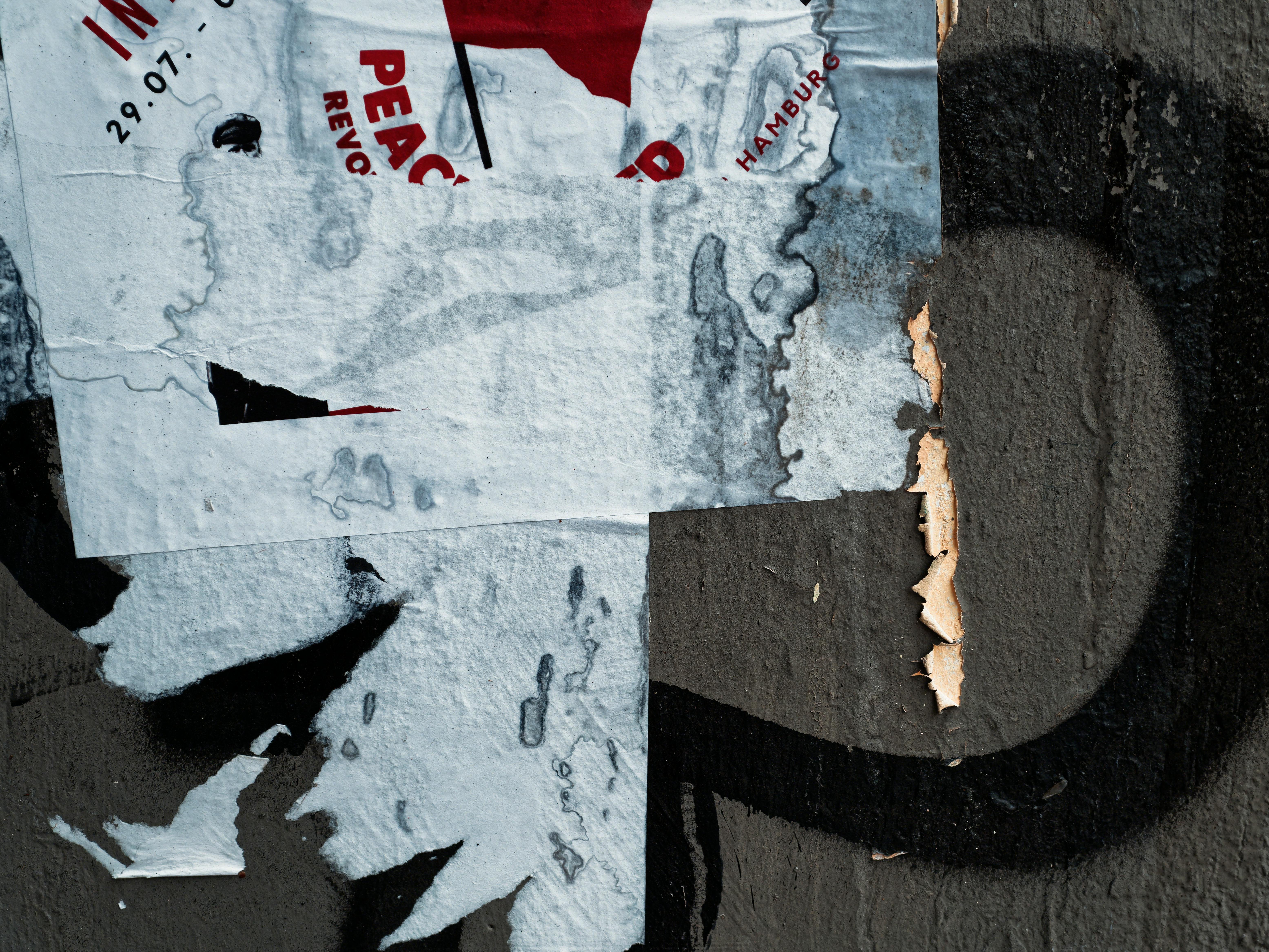 Close-up view of a well-designed poster abstract section with clear typography and visual hierarchy that doesn't overwhelm the overall design
