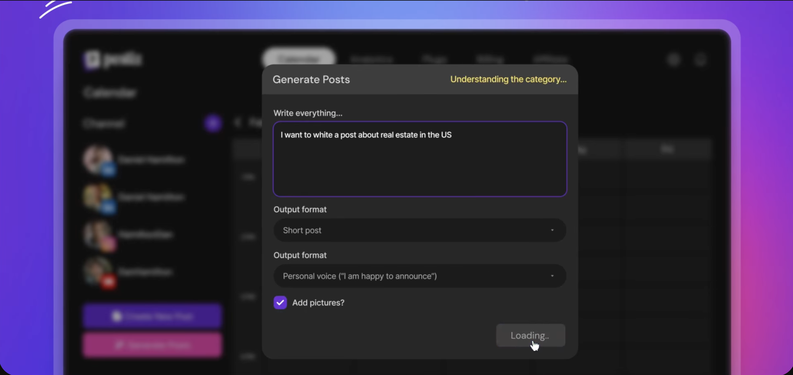 Visual overview of Postiz user interface with open-source scheduling modules.UiImage