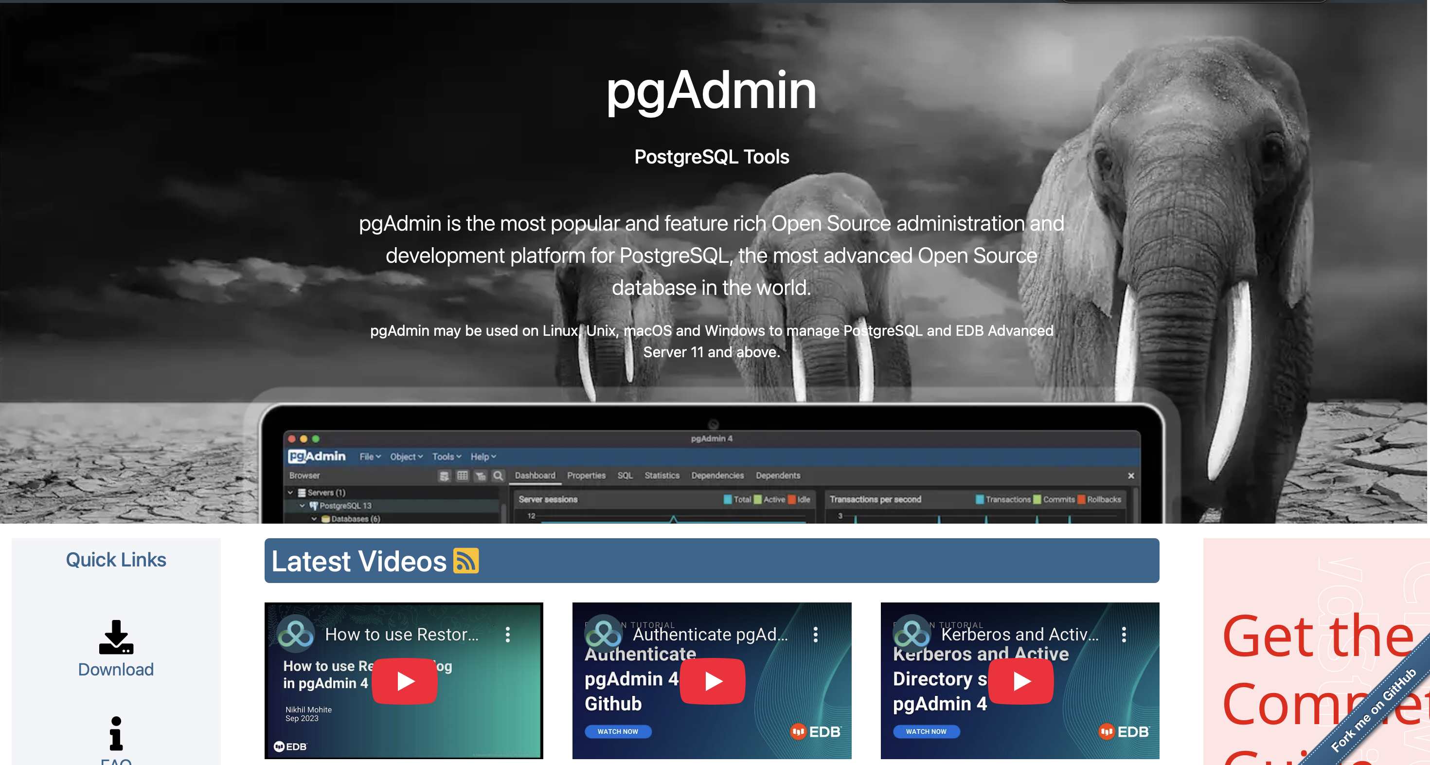 PgAdmin Docs
Image