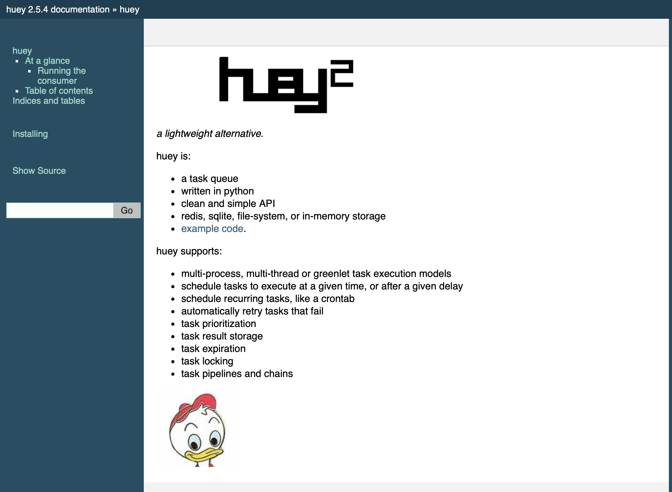 Huey task queue monitoring
Image