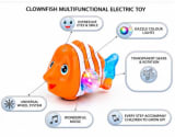 Multifunctional Electric Clownfish Toy with Lights and Music for Kids thumbnail 1