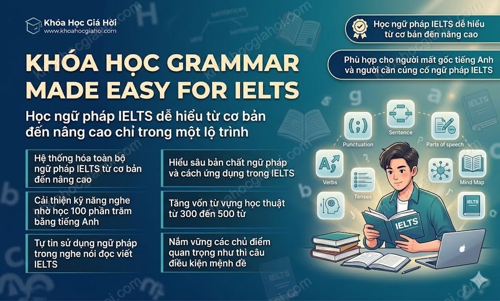 Khóa Học Grammar Made Easy For Ielts