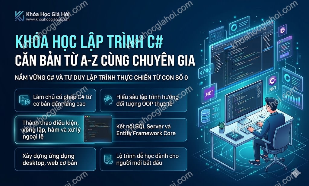 Khóa Học Lập Trình C# Căn Bản Từ A - Z Cùng Chuyên Gia