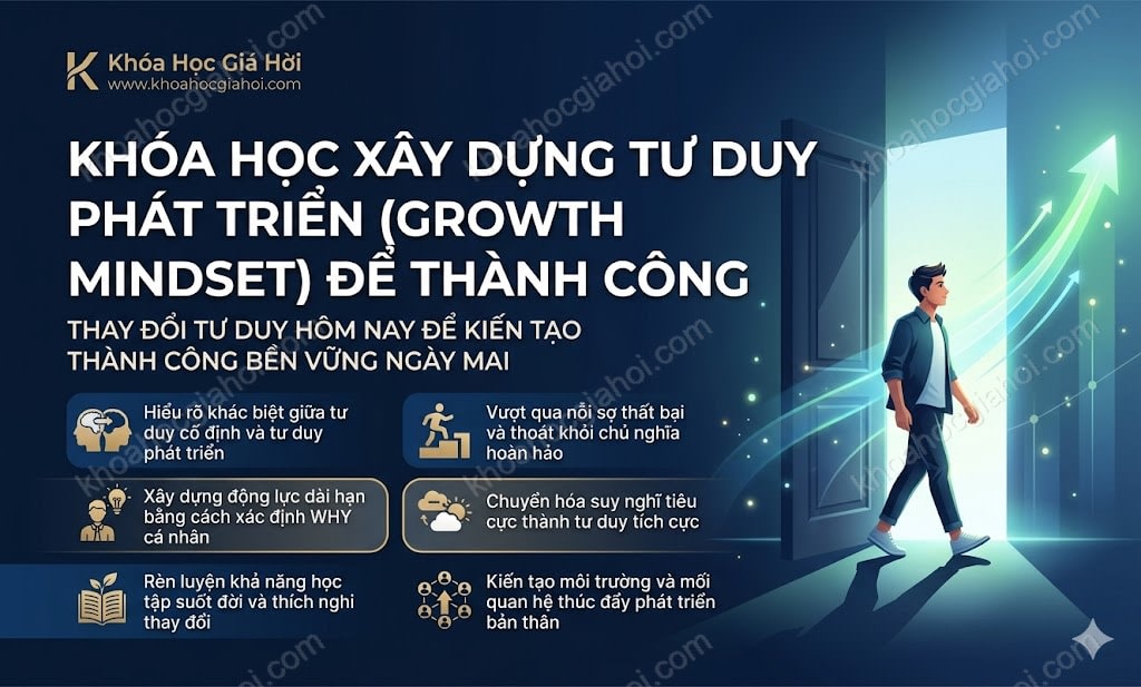 Khóa Học Xây Dựng Tư Duy Phát Triển (Growth Mindset) Để Thành Công