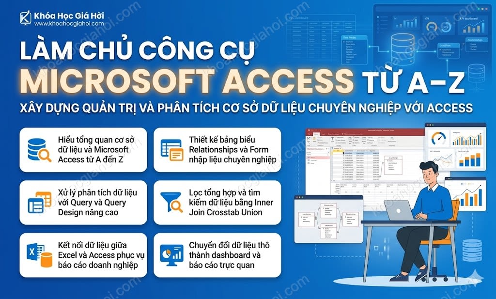 Khóa Học Làm Chủ Công Cụ Microsoft Access Từ A–z