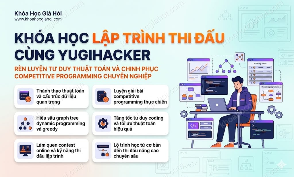 Khóa Học Lập Trình Thi Đấu Cùng Yugihacker