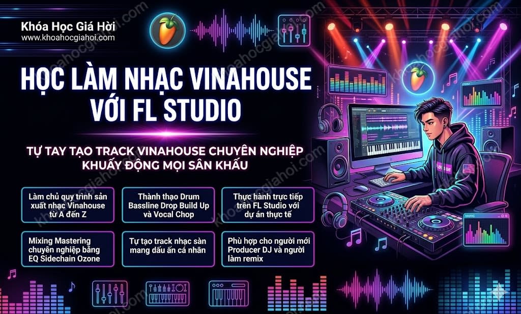 Học Làm Nhạc Vinahouse Với FL Studio