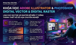 Khóa Học Adobe Illustrator & Photoshop - Digital Vector & Digital Raster