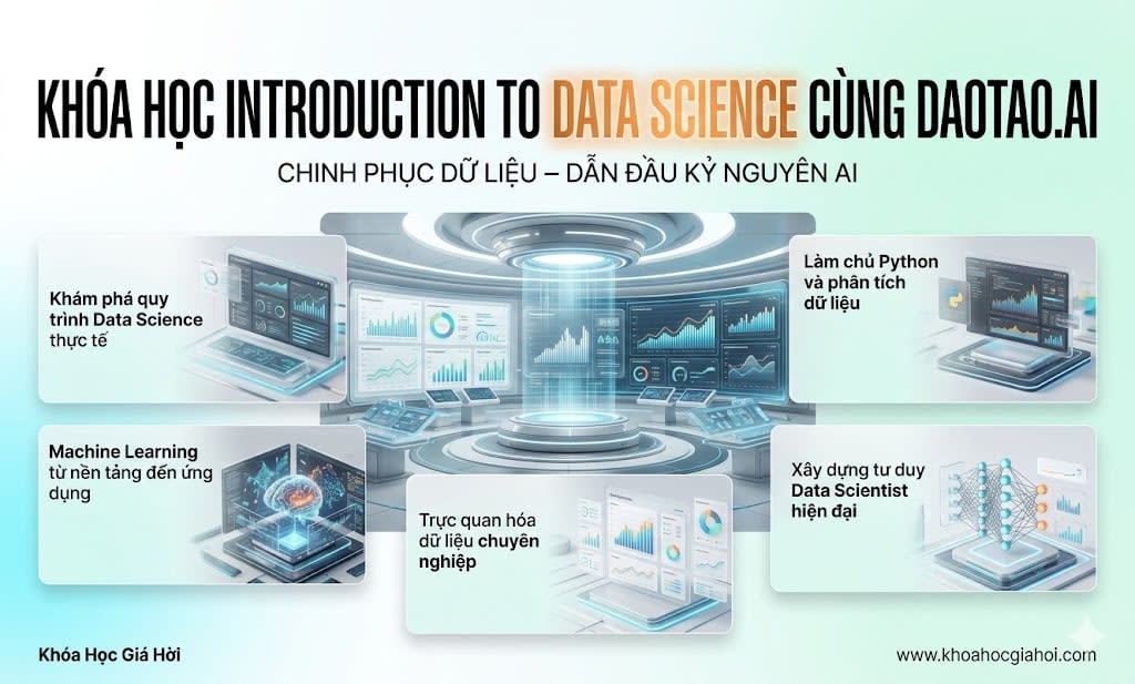 Khóa Học Introduction To Data Science Cùng Daotao.ai