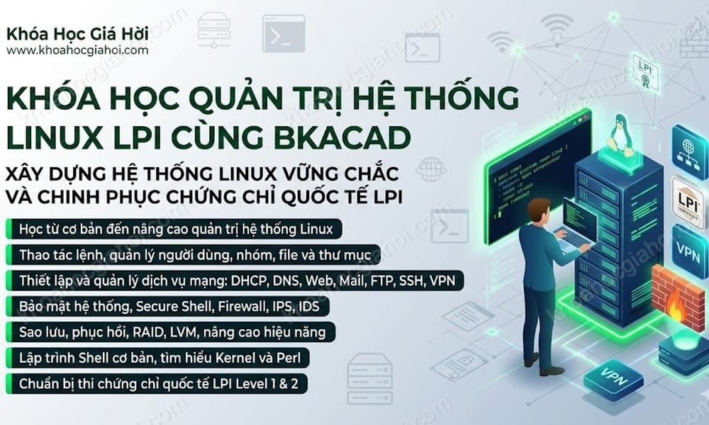 Khóa Học Quản Trị Hệ Thống Linux Lpi Cùng Bkacad