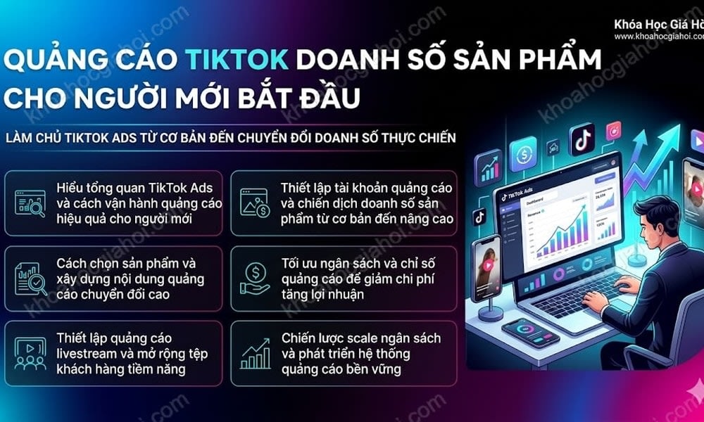 Quảng Cáo Tiktok Doanh Số Sản Phẩm Cho Người Mới Bắt Đầu