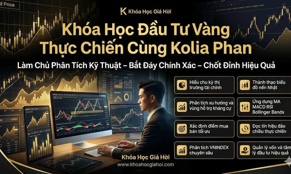 Khóa Học Đầu Tư Vàng Thực Chiến Cùng Kolia Phan