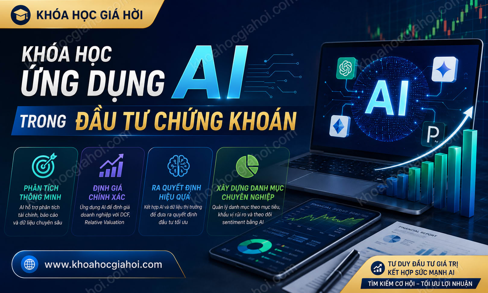 Khóa Học Ứng Dụng AI Trong Đầu Tư Chứng Khoán