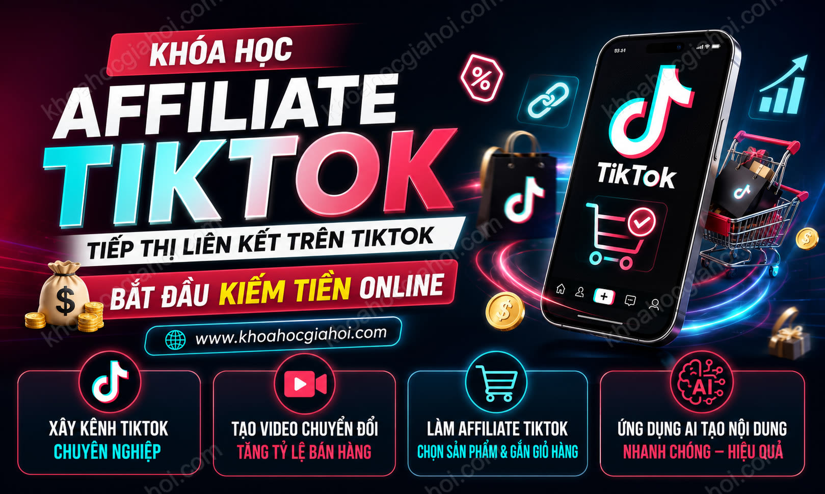 Khóa Học Affiliate Tiktok – Tiếp Thị Liên Kết Trên Tiktok