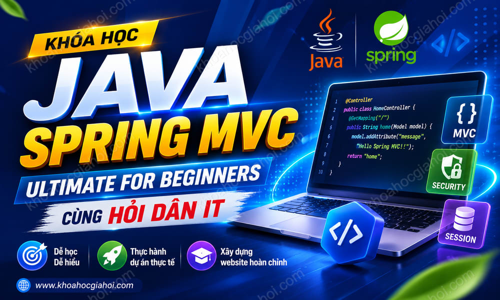 Khóa Học Java Spring Mvc Ultimate For Beginners Cùng Hỏi Dân IT