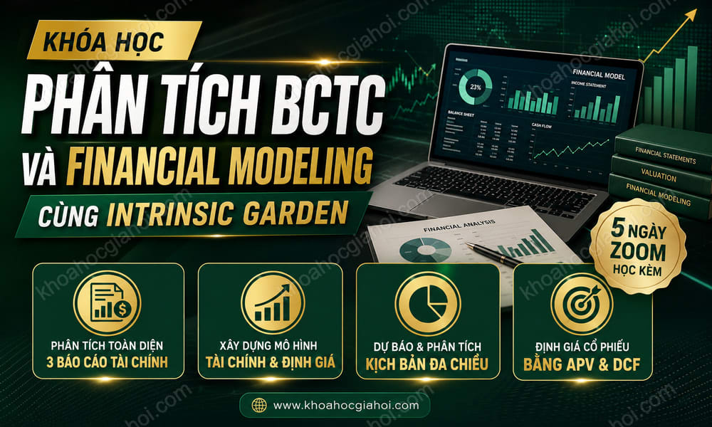 Khóa Học Phân Tích Bctc Và Financial Modeling Cùng Intrinsic Garden