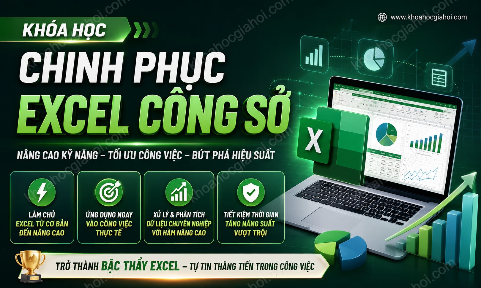 Khóa Học Chinh Phục Excel Công Sở
