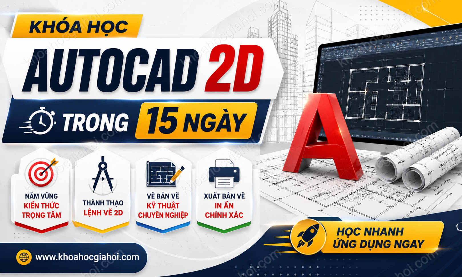 Khóa Học Autocad 2d Trong 15 Ngày