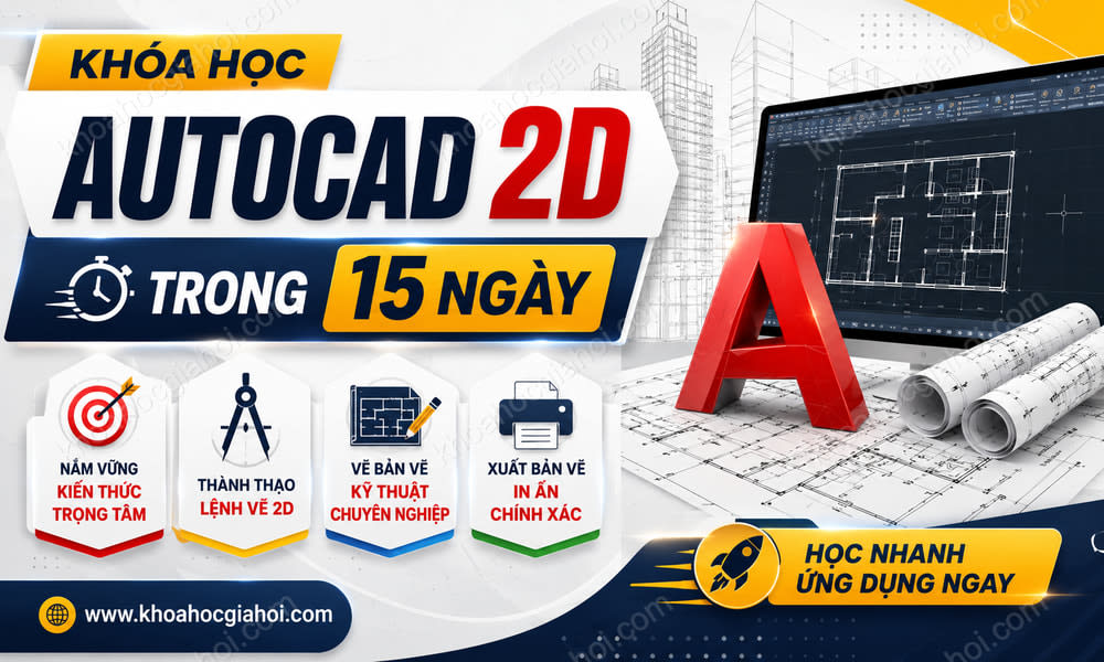 Khóa Học Autocad 2d Trong 15 Ngày