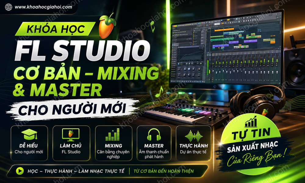 Học FL Studio Cơ Bản, Mixing Và Master Cho Người Mới
