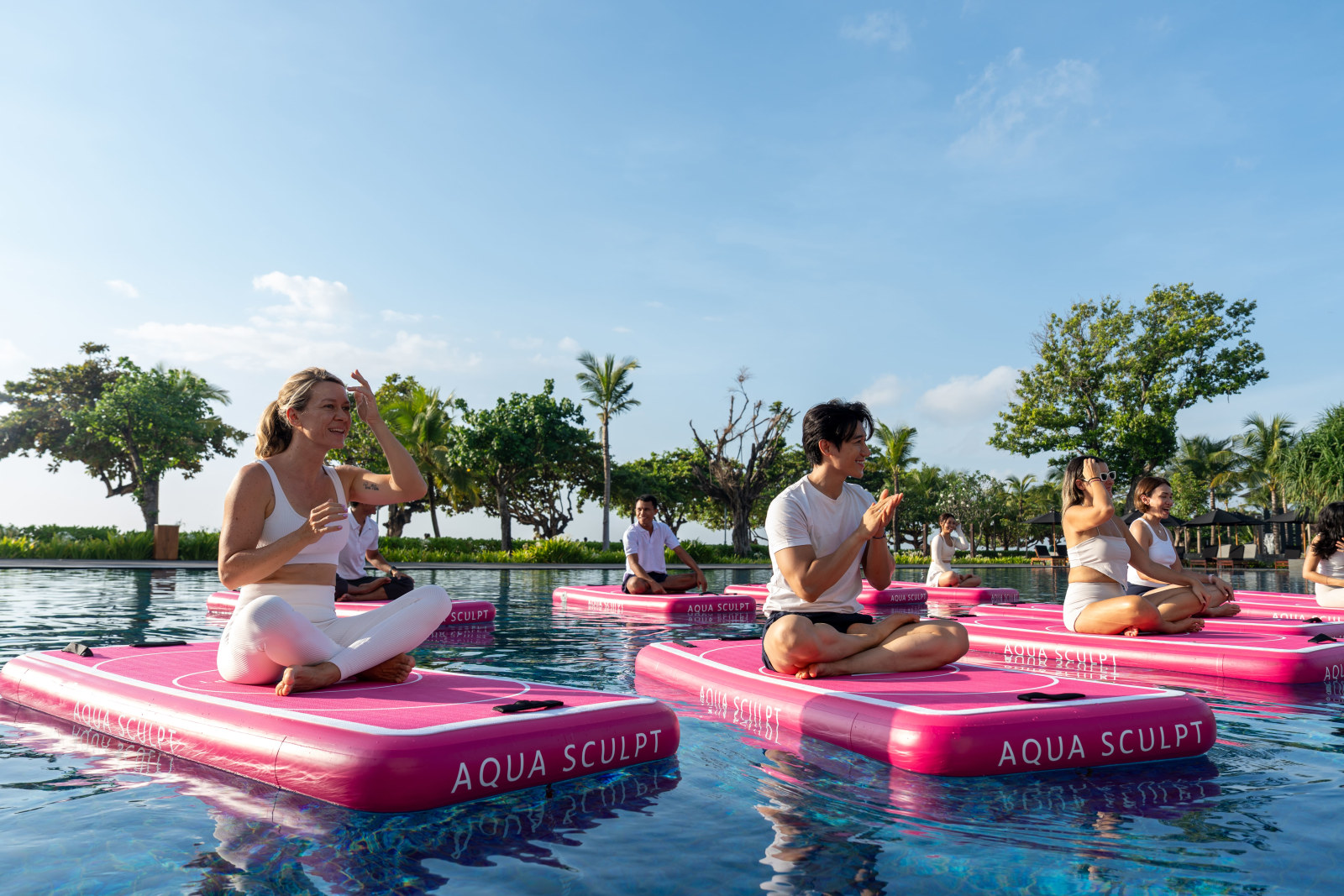 Floating Yoga Aqua Sculpt 5