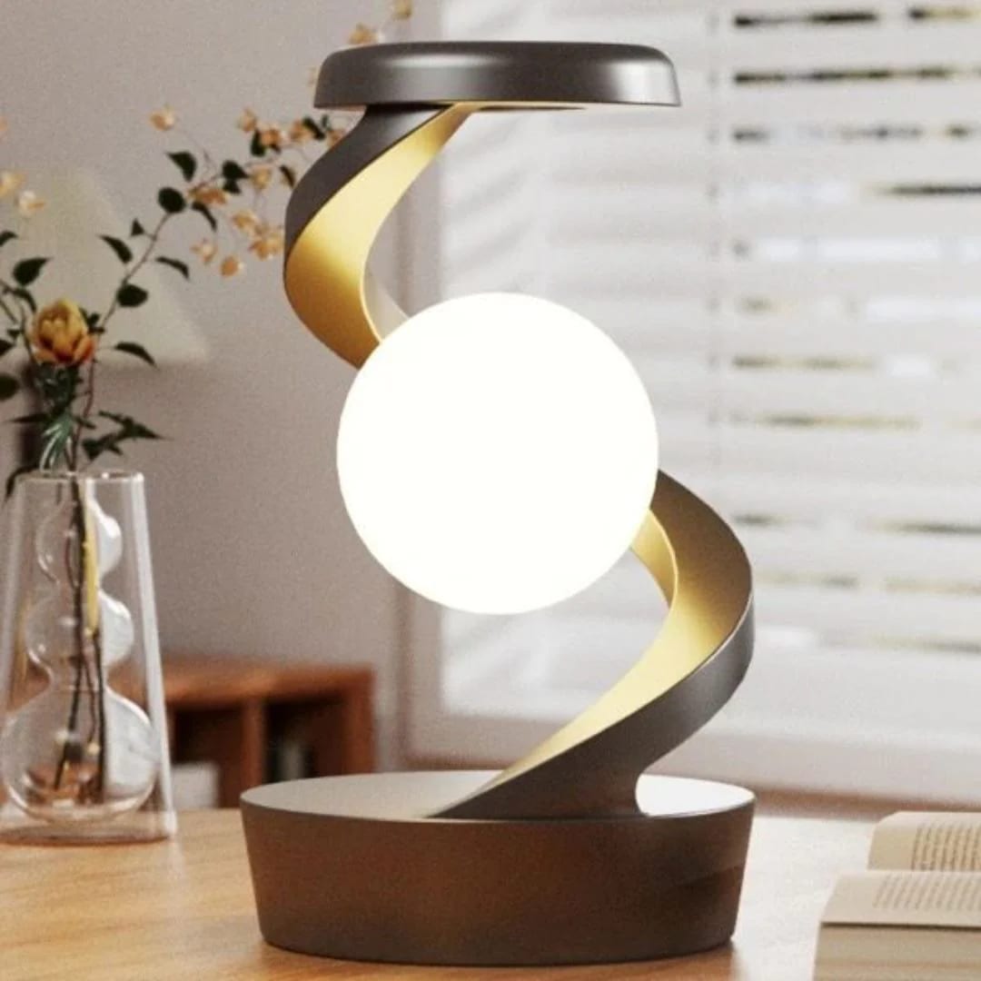 Luminária LED Rotativa, Carregador sem fio