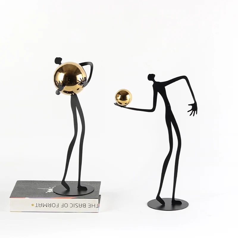Metal Sculpture Artistic Style for Home Decoration and Study Display