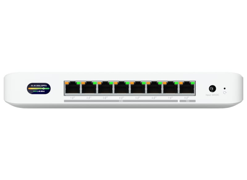 Ubiquiti UniFi Device Bridge WiFi 7 Switch 35W 7x 2.5G PoE 1x 10G PoE
